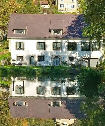 Maison d’hôte pour 4 personnes, avec vue sur le lac et jardin ainsi que vue et terrasse à Auvers-sur-Oise