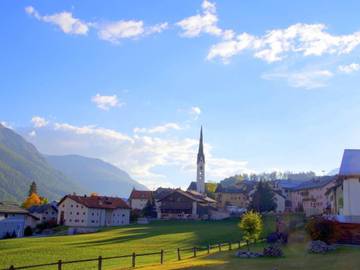 Ferienwohnung für 5 Personen, mit Garten in Zuoz