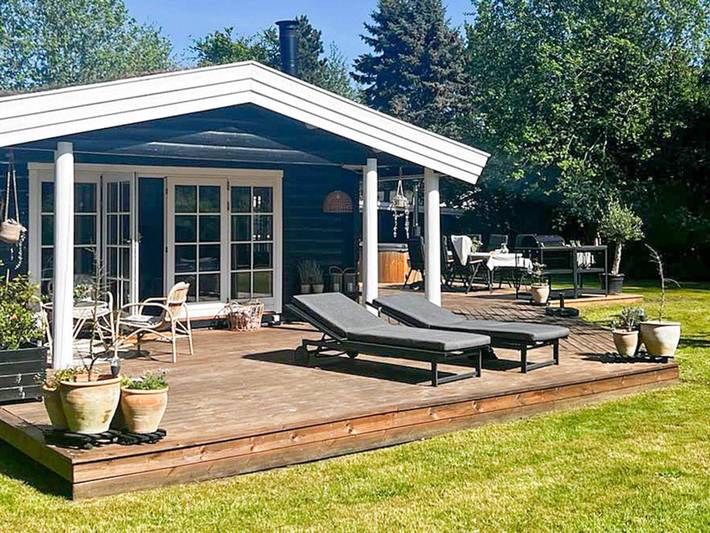 Ferienhaus für 7 Personen, mit Terrasse