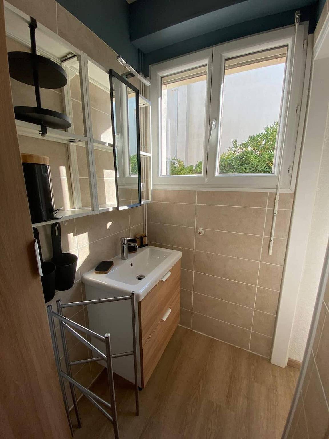Ferienhaus für 3 Personen mit Balkon/Terrasse in Valras-Plage, Côte d'Améthyste