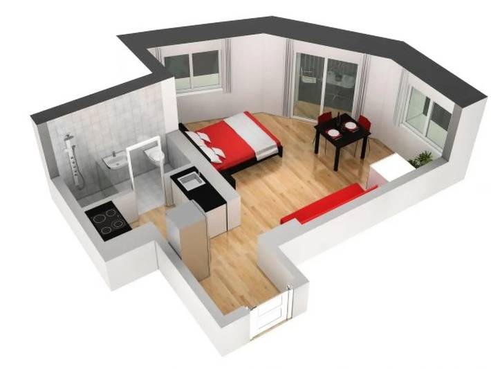 Ferienwohnung für 2 Personen, mit Balkon in Zürich - 4