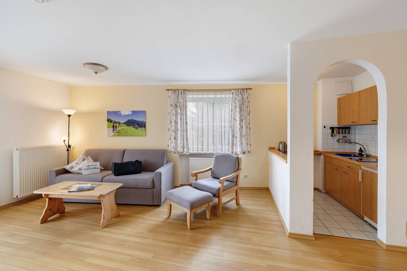 Ganze Wohnung, Apartment 'Fewo Brünnstein- Nr 28 Pool, Sauna' mit Bergblick, Gemeinschaftsgarten und Wlan in Oberaudorf, Bayerische Alpen