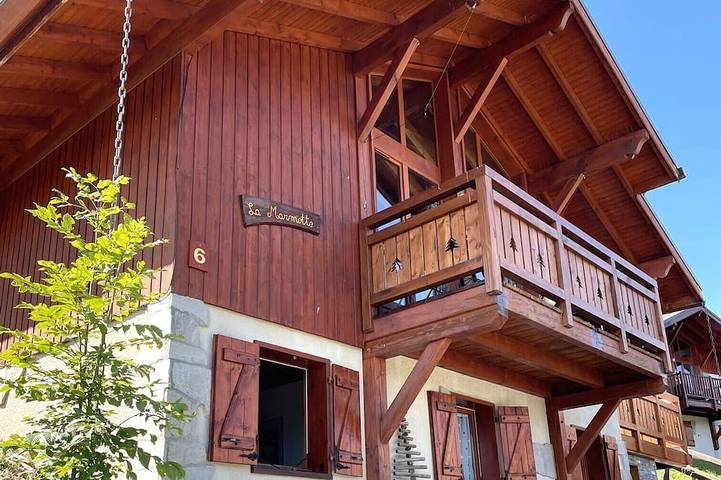 Chalet pour 10 personnes, avec balcon, animaux acceptés
