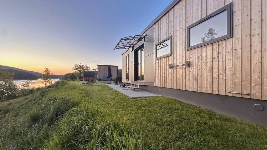 Ferienhaus für 7 Personen, mit Garten