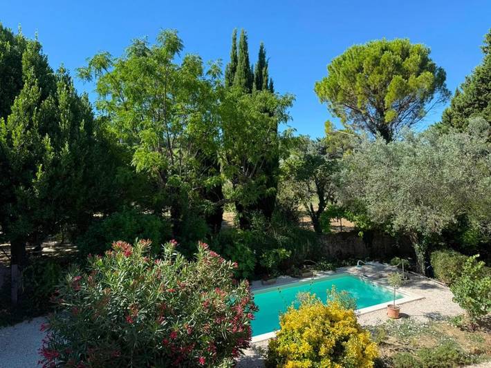Appartement de vacances pour 6 personnes, avec Terrasse ainsi que Jardin et Piscine