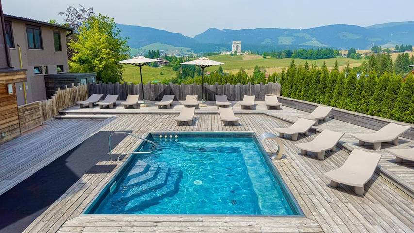 Hôtel pour 3 personnes, avec terrasse et piscine ainsi que sauna et jardin à Asiago - 4