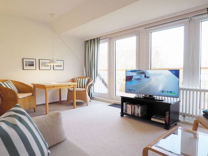 Ganze Ferienwohnung, Ferienwohnung Helgoländer Straße - Ruhiger Urlaub mit Strandkorb am Strand in Nordfriesische Inseln (Schleswig-Holstein) (Schleswig-Holstein), Wyk auf Föhr