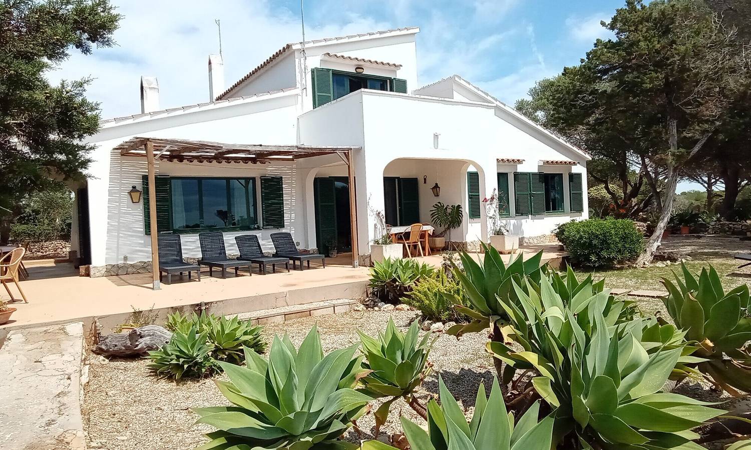 Ferienhaus 'Casa En El Campo Con Vistas Al Mar' mit privatem Pool, Terrasse & Wlan in Caparrot, Maó