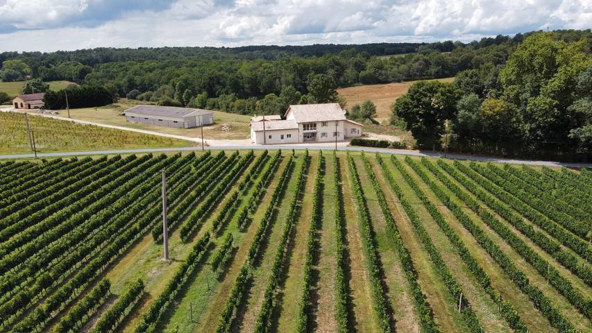 Casa de vacaciones 'Maison De La Fontaine' con piscina privada, wifi y aire acondicionado in Villefranche-de-Lonchat, Périgord Pourpre