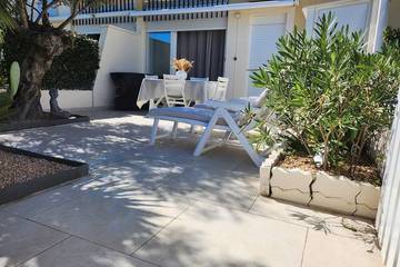 Gîte pour 4 personnes, avec terrasse et jardin dans Plage Richelieu