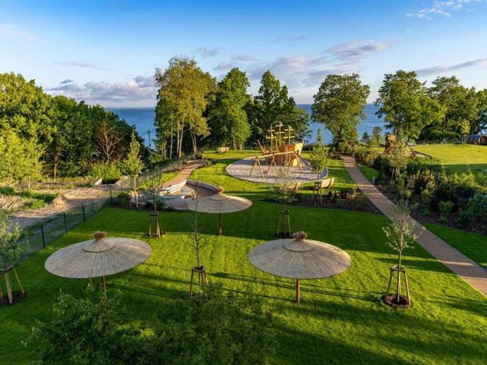 Ferienwohnung für 6 Personen, mit Terrasse und Garten sowie Sauna in Garz