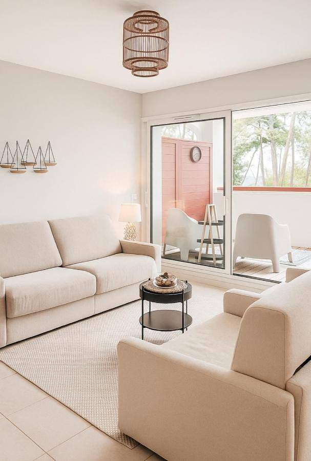 Vakantiewoning voor 2 personen, with terras and uitzicht as well as uitzicht op het meer in Hossegor