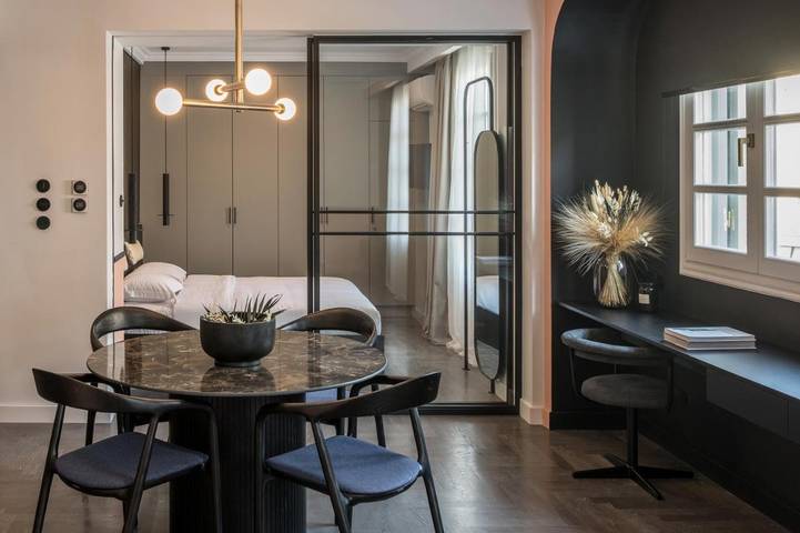 Chambre d’hôte pour 2 personnes, avec Balcon ainsi que Jacuzzi et Vue à Thessalonique