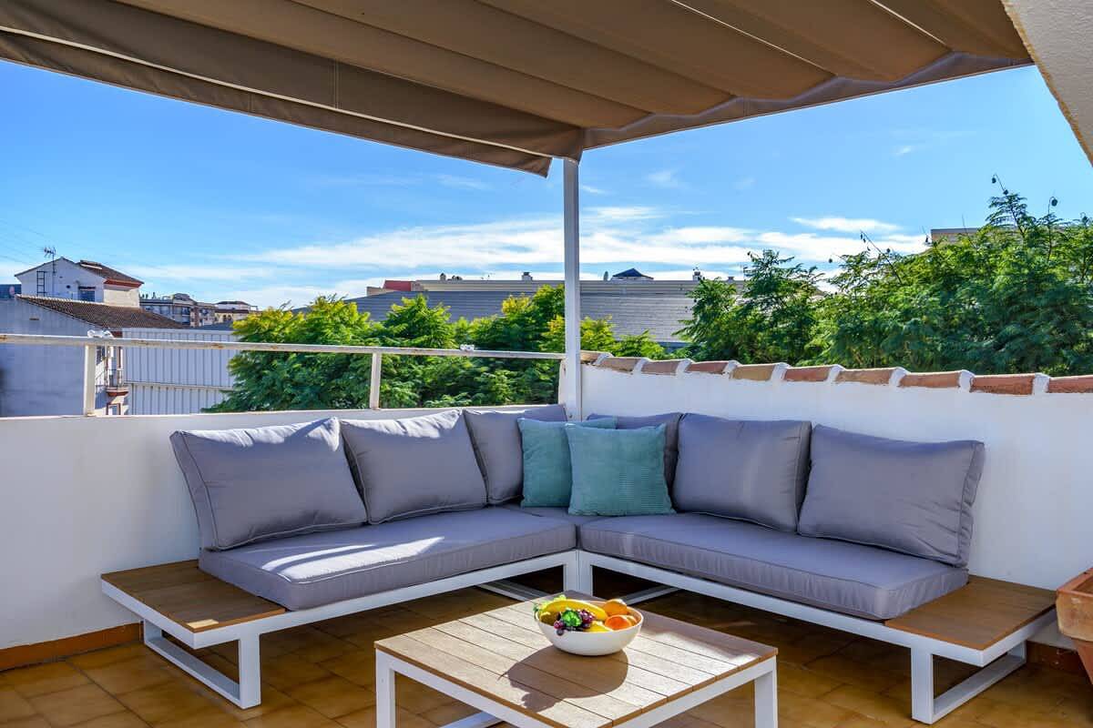 Panoramic terrace w/pool by Costarentals in Mijas Costa, Mijas