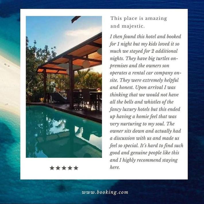 Bungalow für 7 Personen, mit Pool und Ausblick sowie Garten auf den Seychellen