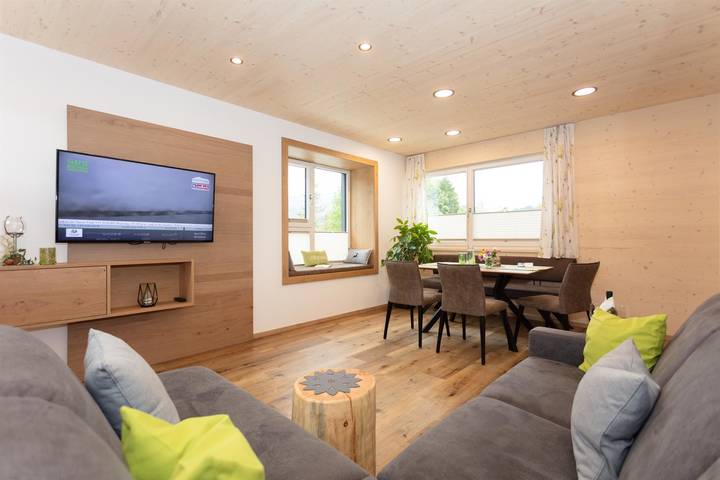 Appartement voor 2 personen, met Terras en Tuin in Leogang