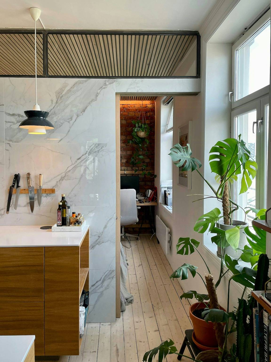 Ganze Wohnung, Helle Wohnung mit Blick über die Dächer von Tøyen in Gamle Oslo, Oslo