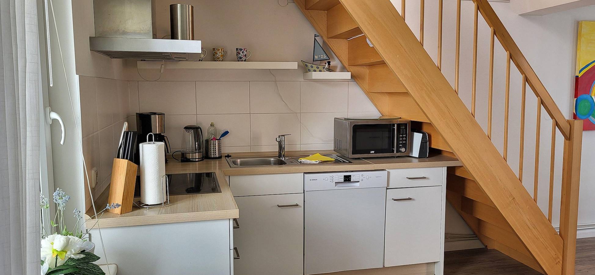 Ganze Ferienwohnung, Haus Struve - 3-Raum-Fewo Mond in Hafen Büsum, Büsum