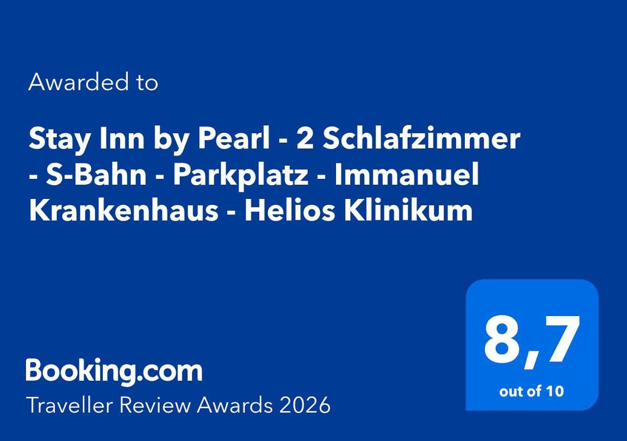 Stay Inn by Pearl - 1 Schlafzimmer - 2 Zimmer - S-Bahn - Parkplatz - Immanuel Krankenhaus - Helios Klinikum in Zepernick, Panketal