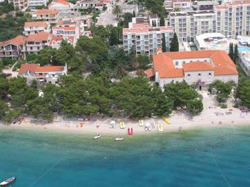 Maison d’hôte pour 2 personnes, avec jardin ainsi que balcon et vue à Tučepi