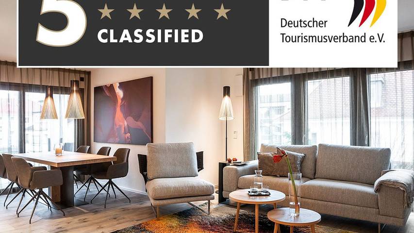 Ferienwohnung für 2 Personen, mit Balkon/Terrasse und Sauna sowie Terrasse, kinderfreundlich - 1