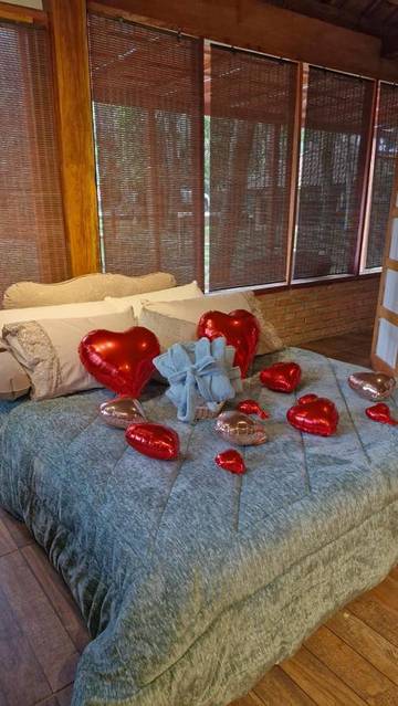 Cottage pour 2 personnes, avec vue et jardin ainsi que sauna et piscine, animaux acceptés à São Roque