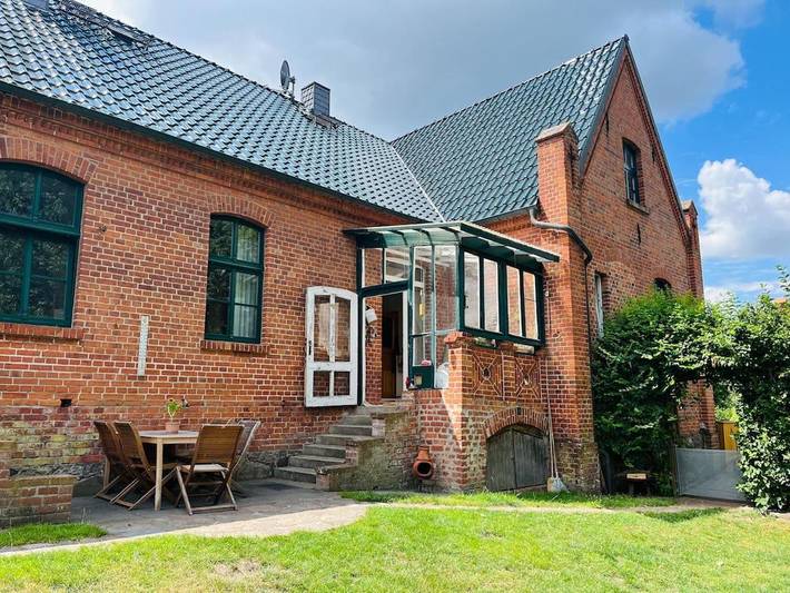 Ferienhaus für 6 Personen, mit Terrasse und Pool sowie Ausblick in Prignitz