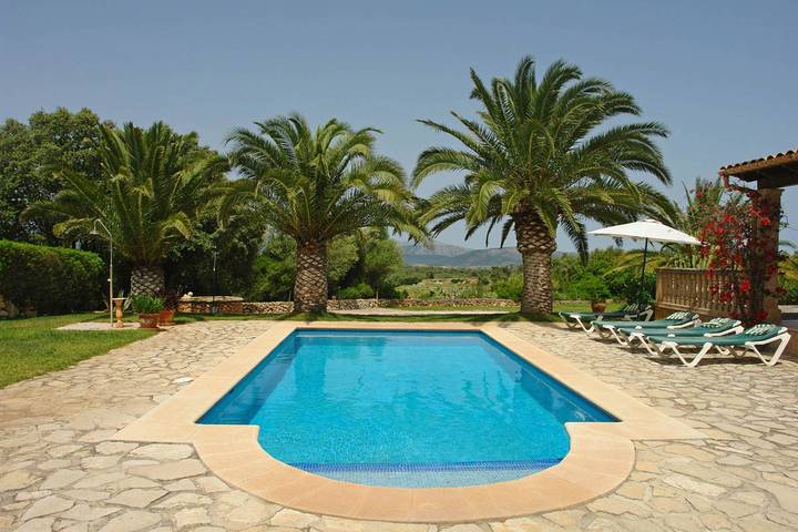 Finca am Strand für 4 Personen, mit Pool und Garten sowie Terrasse in Muro - 3