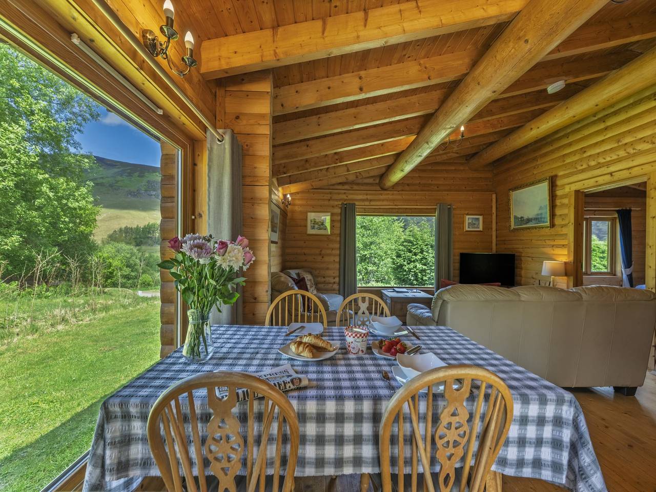 Hütte mit Whirlpool und Sauna in Glenshee, Cairngorms National Park