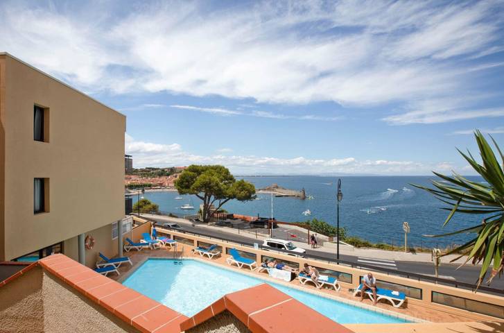 Gîte pour 4 personnes, avec piscine, animaux acceptés dans Plage De La Balette Collioure - 2