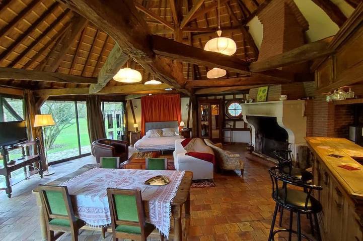 Location de vacances pour 2 personnes, avec terrasse et jardin, animaux acceptés à La Mailleraye-sur-Seine - 3