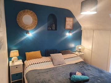 Gîte pour 4 personnes, avec terrasse à Baguer-Pican