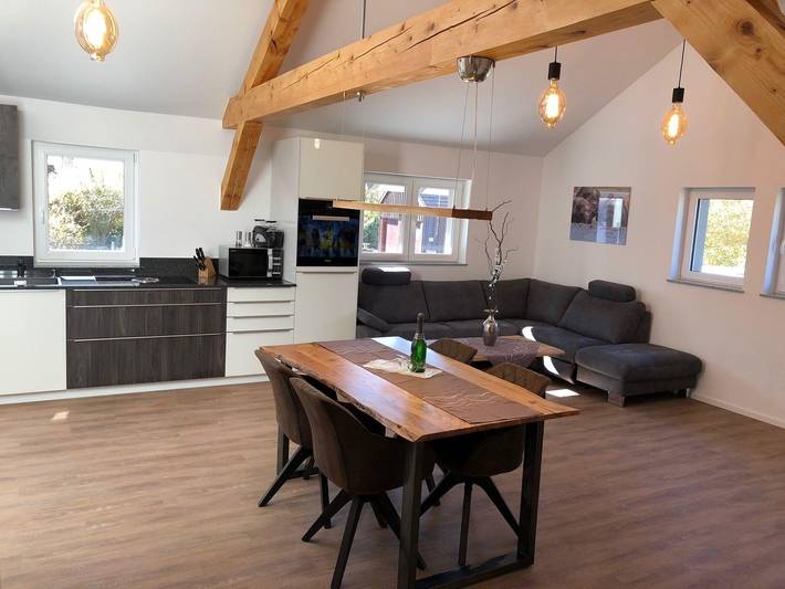 Ferienwohnung für 4 Personen, mit Terrasse und Sauna in Buchenberg