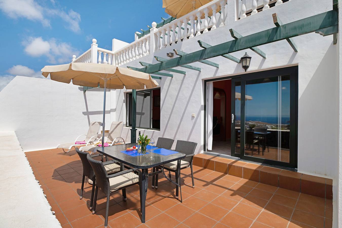 Ganze Wohnung, Ferienwohnung "La Vega de Lanzarote 3" mit Meerblick, Pool und Wlan in Tías, Lanzarote