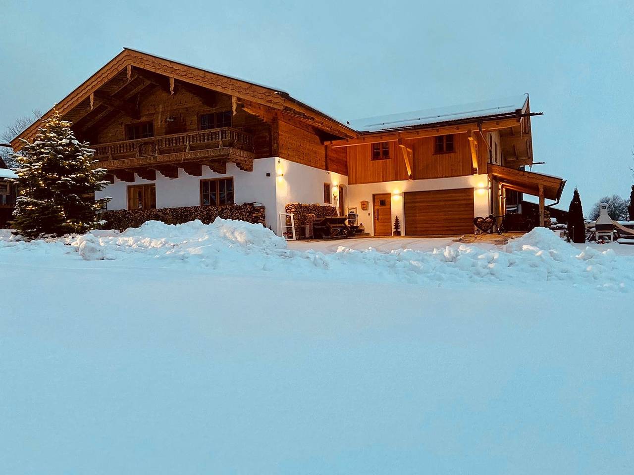 Ganze Ferienwohnung, Chalet Hochgern - Chalet Hochgern 65 m², für 2-3 Personen, Bergblick, Wlan, Balkon in Staudach-Egerndach, Chiemsee