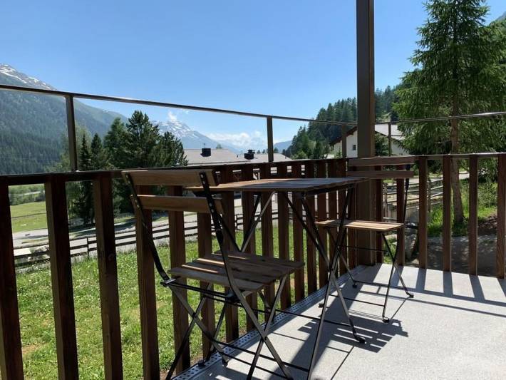 Ferienwohnung für 2 Personen, mit Balkon und Garten in La Punt-Chamues-ch - 3