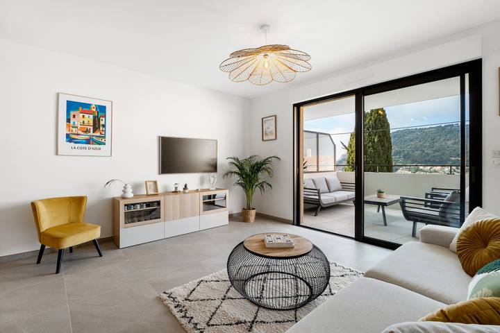 Gîte pour 9 personnes, avec terrasse à La Turbie - 2