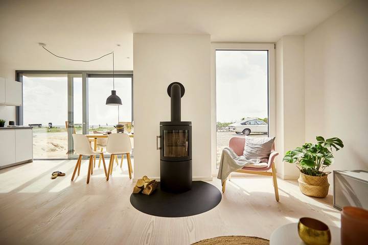 Ferienhaus für 4 Personen, mit Balkon und Terrasse sowie Garten und Sauna in Fehmarnsund