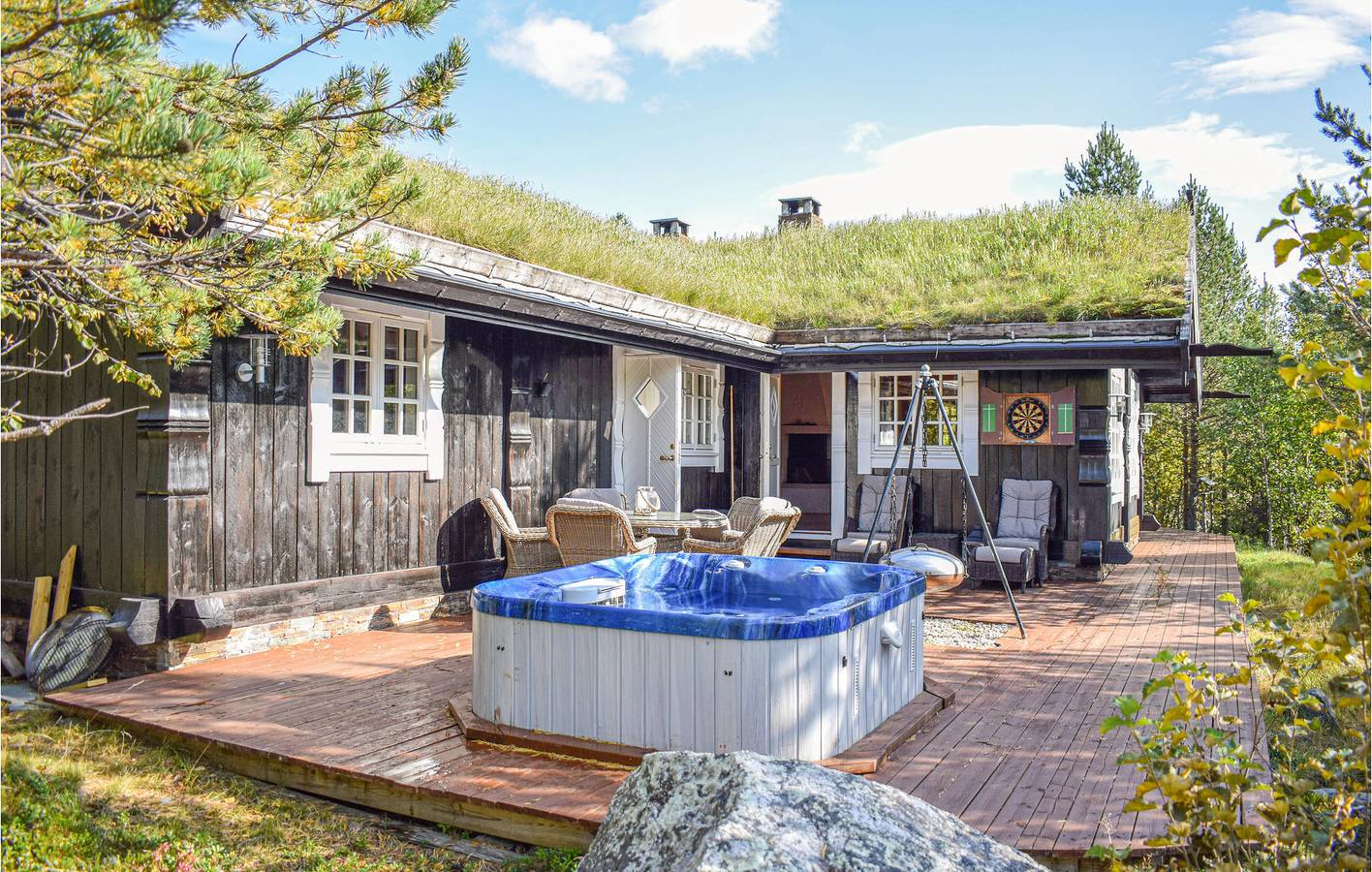 Ferienhaus für 10 Personen mit Terrasse in Gol