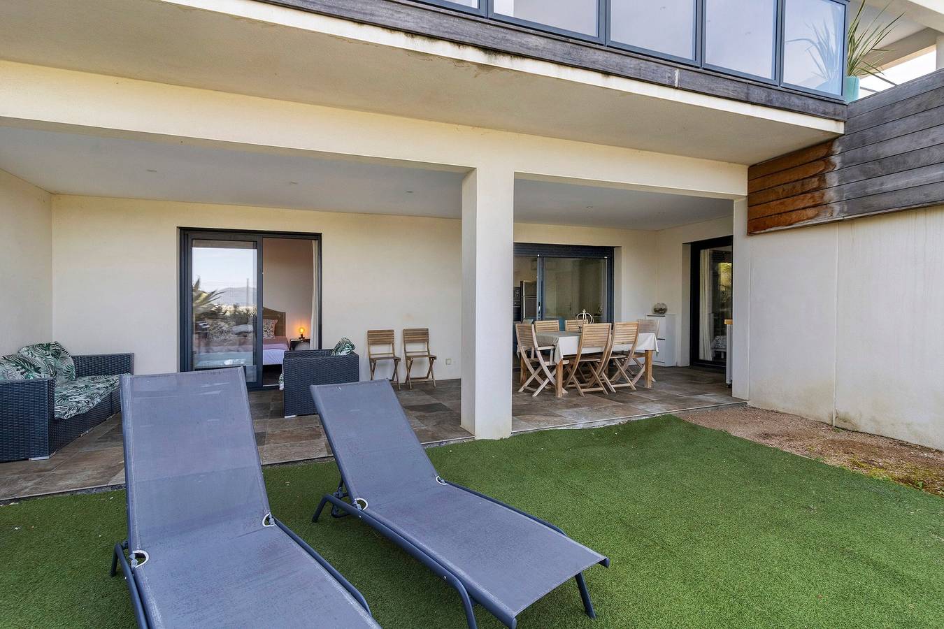 Maison de vacances « Rez De Face À La Mer » avec vue sur la mer, Wi-Fi et climatisation in Grosseto-Prugna, Région d'Ajaccio
