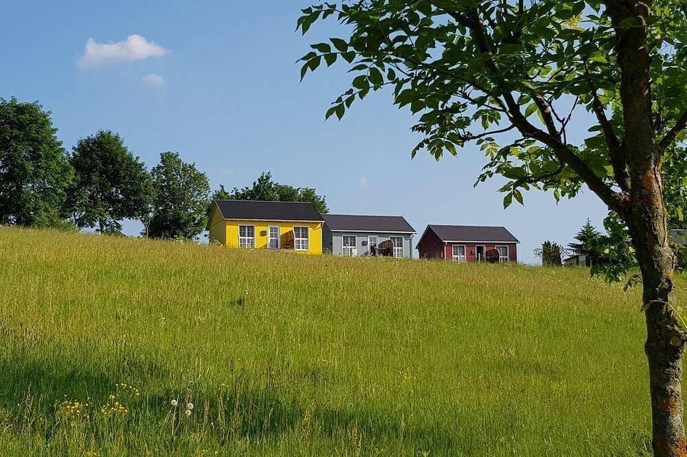 Haus Finnland - Feriensiedlung am Bierwiesenteich in Pfaffroda, Erzgebirge