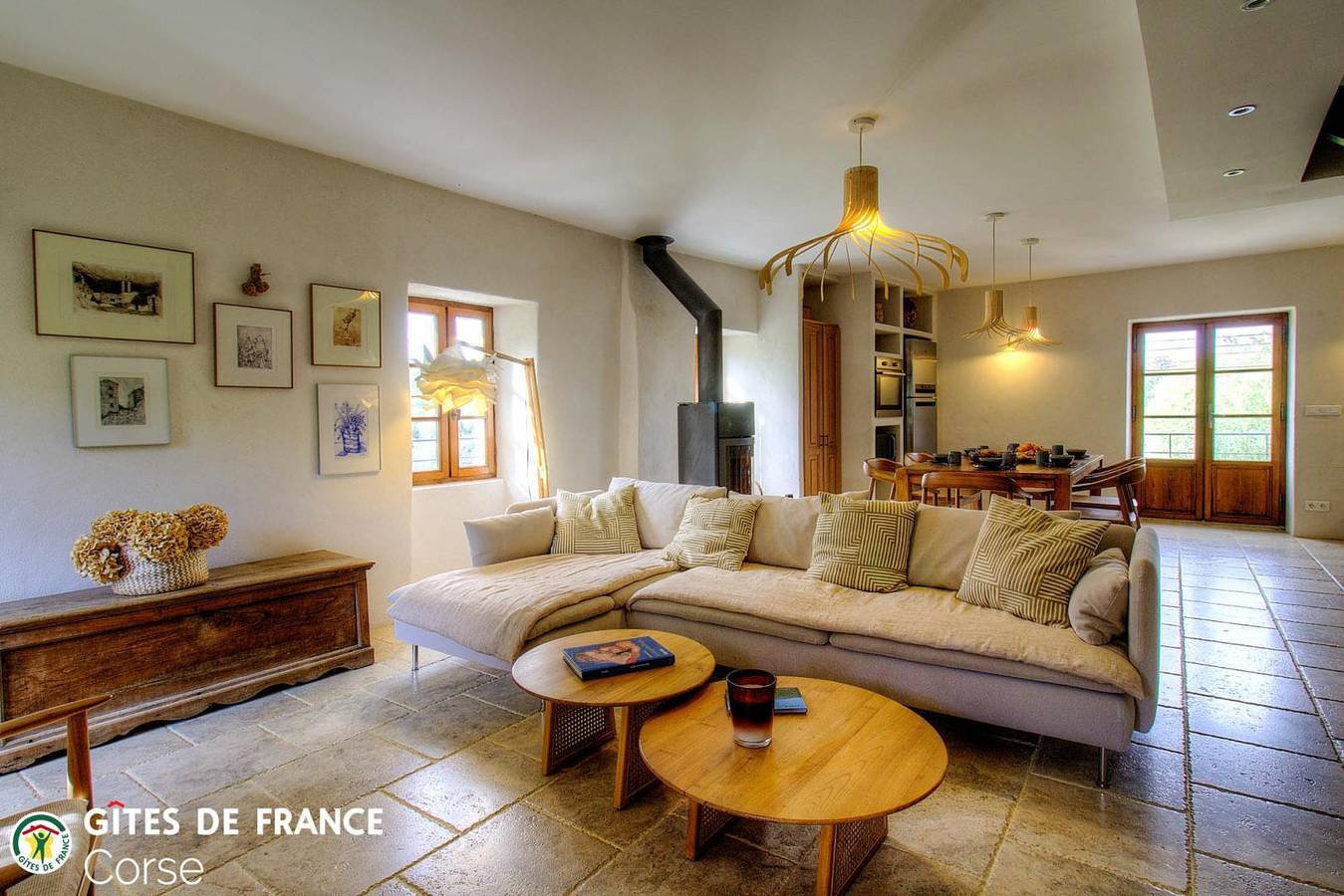 A Casa Bianca in Pigna (Córcega), Region de Calvi