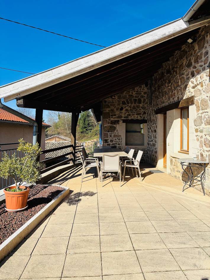 Gîte 'Gite De Clairette Et Nono' mit Privater Terrasse und Wlan in Lantignié, Beaujolais