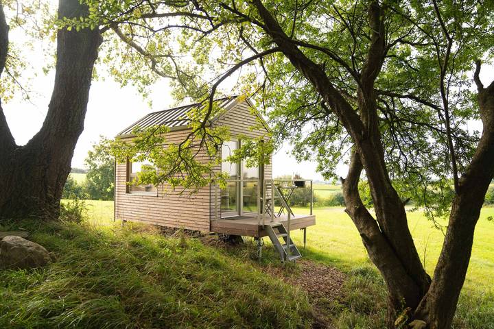 Ferienhaus für 2 Personen, mit Balkon und Terrasse sowie Garten und Ausblick in Oersberg