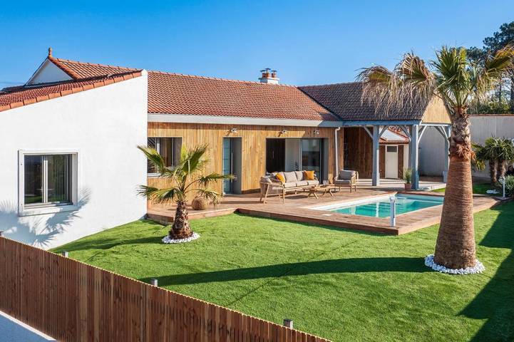 Chalet para 11 personas, con piscina y jardín - 1