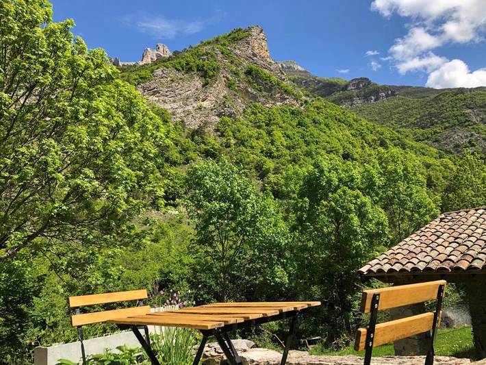 Vakantiewoning voor 2 personen, met terras en uitzicht in Vercors