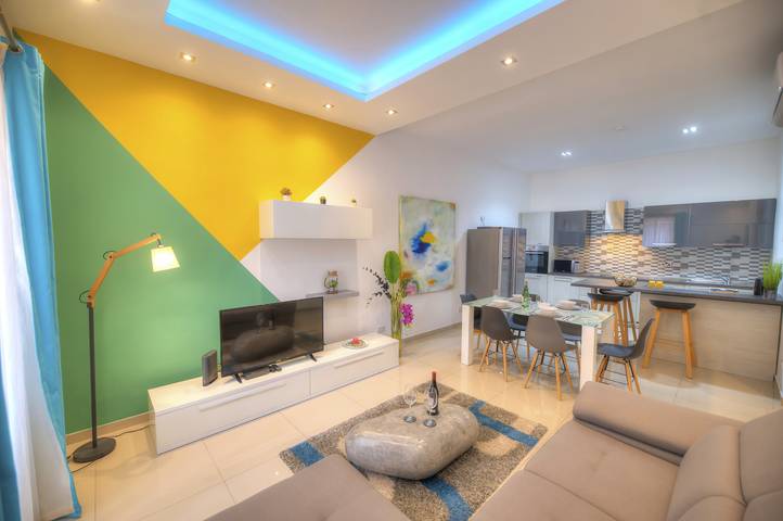 Gîte pour 6 personnes, avec balcon dans Gzira - 4