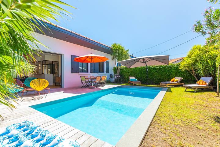 Villa pour 6 personnes, avec Terrasse ainsi que Jardin et Piscine à Biarritz