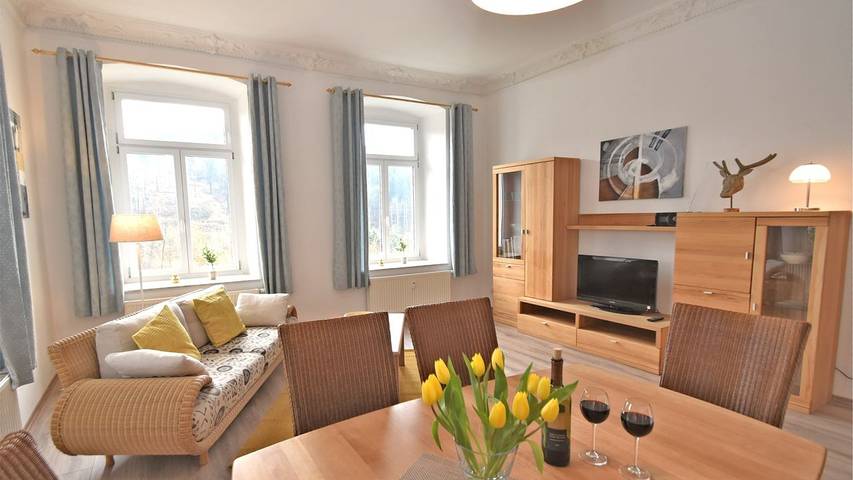 Villa für 9 Personen, mit Terrasse und Garten in Sachsen