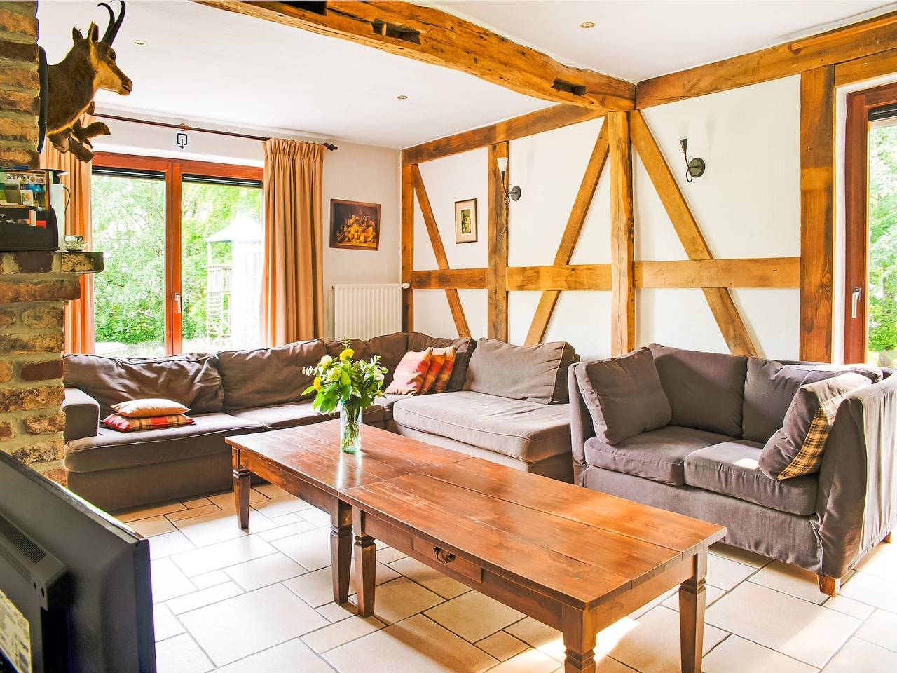 Maison de vacances pour 22 personnes avec jardin in Malmedy, Hautes Fagnes